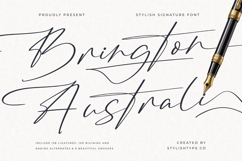 Brington Australi - Stylish Signature Font Product Image 1