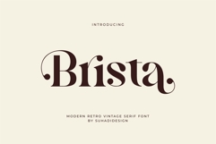 Brista - Elegant Serif Font Product Image 1