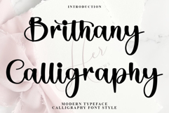 Brithany Calligraphy Product Image 1