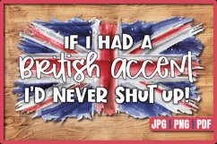 British Flag Union Jack in Splatter Style | British Accent Product Image 1