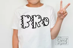 Brother Saurus SVG - Dinosaur Birthday Clipart Bro Dino PNG Product Image 1