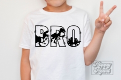 Brother Saurus SVG - Dinosaur Birthday Clipart Bro Dino PNG Product Image 2