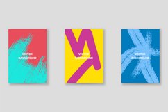 Bright abstract grunge splatter brochure or cover vector Product Image 1