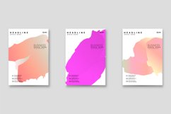 Bright abstract grunge splatter brochure or cover vector Product Image 1