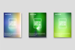 Cover Design Abstract Colorful Gradients Set of abstract col Product Image 1