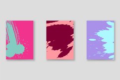 Bright abstract grunge splatter brochure or cover vector Product Image 1