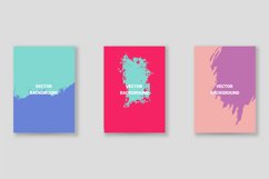 Bright abstract grunge splatter brochure or cover vector Product Image 1