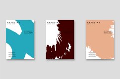 Bright abstract grunge splatter brochure or cover vector Product Image 1