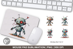 Mouse Pad Broken Bot Product Image 1