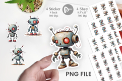 Broken Bot Sticker Product Image 1