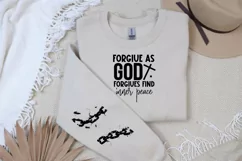 Broken Chain Sleeve SVG, God SVG Design, Faith SVG Product Image 2