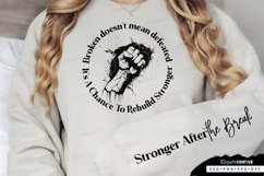 Broken Doesn't Mean Sleeve SVG, Motivational SVG Design Product Image 3