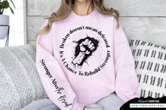 Broken Doesn't Mean Sleeve SVG, Motivational SVG Design Product Image 2