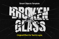 Broken Glass Text Effect Product Image 1