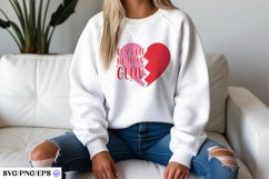 Broken Hearts Club Valentine’s Day SVG PNG Design Product Image 2