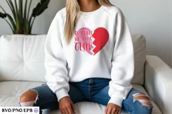 Broken Hearts Club Valentine’s Day SVG PNG Design Product Image 2