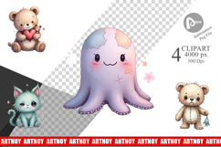 Broken Plushie Spirits Clipart Product Image 1