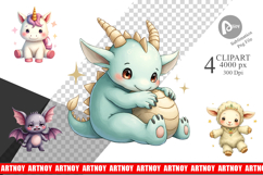 Broken Plushie Spirits Clipart Product Image 1