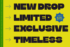 Broken Stroke - New Bold Display Sans Product Image 8