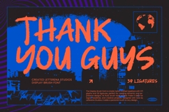 Broken Systems Display Brush Font Product Image 20