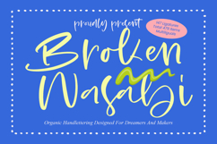 Broken Wasabi - Organic Handlettering Product Image 1