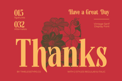 Bromtiz - Vintage Serif Display Font Product Image 15