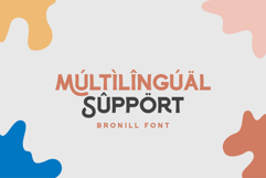 Bronill Playful Display Typeface Product Image 11