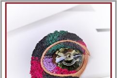 Ornamental Brooch Base ITH Embroidery Design Product Image 2