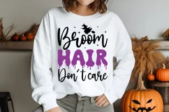 Broom hair don't care SVG, Halloween Party Decorations SVG Product Image 2