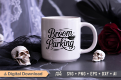 Broom Parking SVG File | Spooky Halloween SVG Product Image 2