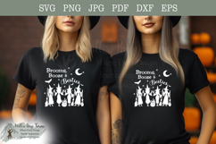 Brooms Booze &amp; Besties Witch Design | Funny Girls Trip svg Product Image 8