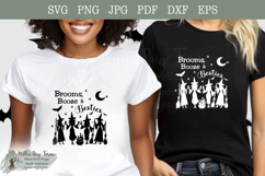 Brooms Booze &amp; Besties Witch Design | Funny Girls Trip svg Product Image 9