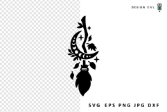 celestial broomstick svg for cricut
