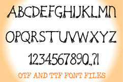Broomsticks Halloween Lettering ABC Text Font Alphabet OTF Product Image 2