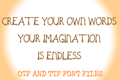 Broomsticks Halloween Lettering ABC Text Font Alphabet OTF Product Image 3