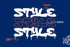 Bropz - Throw-Up Dripping Graffiti Font Product Image 2