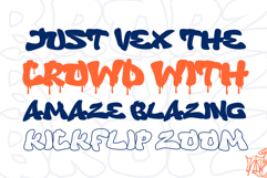 Bropz - Throw-Up Dripping Graffiti Font Product Image 3