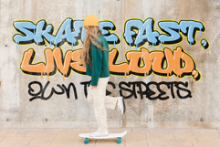 Bropz - Throw-Up Dripping Graffiti Font Product Image 5