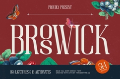 Broswick - Bold Tall Serif Display Font Product Image 1