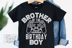 Brother Of The Birthday Boy Level Unlocked SVG Video Game Product Image 2