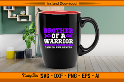 Brother Of A Warrior Hodgkin’s Lymphoma Awareness SVG Product Image 3