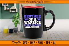Brother of a Warrior Liver Cancer Awareness SVG Product Image 3