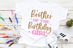 Brother Of The Birthday Girl SVG PNG - First Birthday Girl Product Image 2
