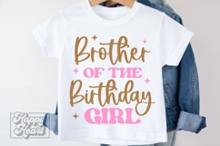 Brother Of The Birthday Girl SVG PNG - First Birthday Girl Product Image 3