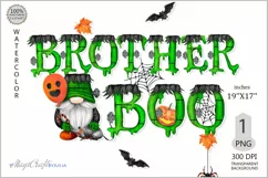 Brother Boo png |Brother Boo sublimation|frankenstein gnome Product Image 1
