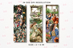 Botanical Floral Bookmark Sublimation, Bookmark Bundle Product Image 3