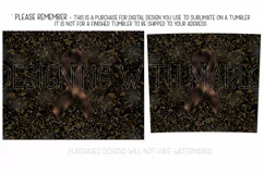 Brown Awareness Ribbon, 20oz Skinny Tumbler Sublimation Product Image 2