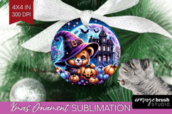 Brown Bear Halloween Ornament PNG Cute Animal PNG Product Image 1