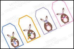 Gift Tags, Printable Easter Gift Tags, Brown Bunnies Product Image 6