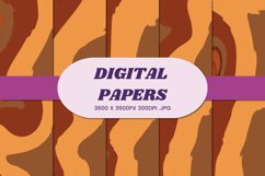 Brown Orange Liquid Swirl 10 Digital Paper Background Product Image 1